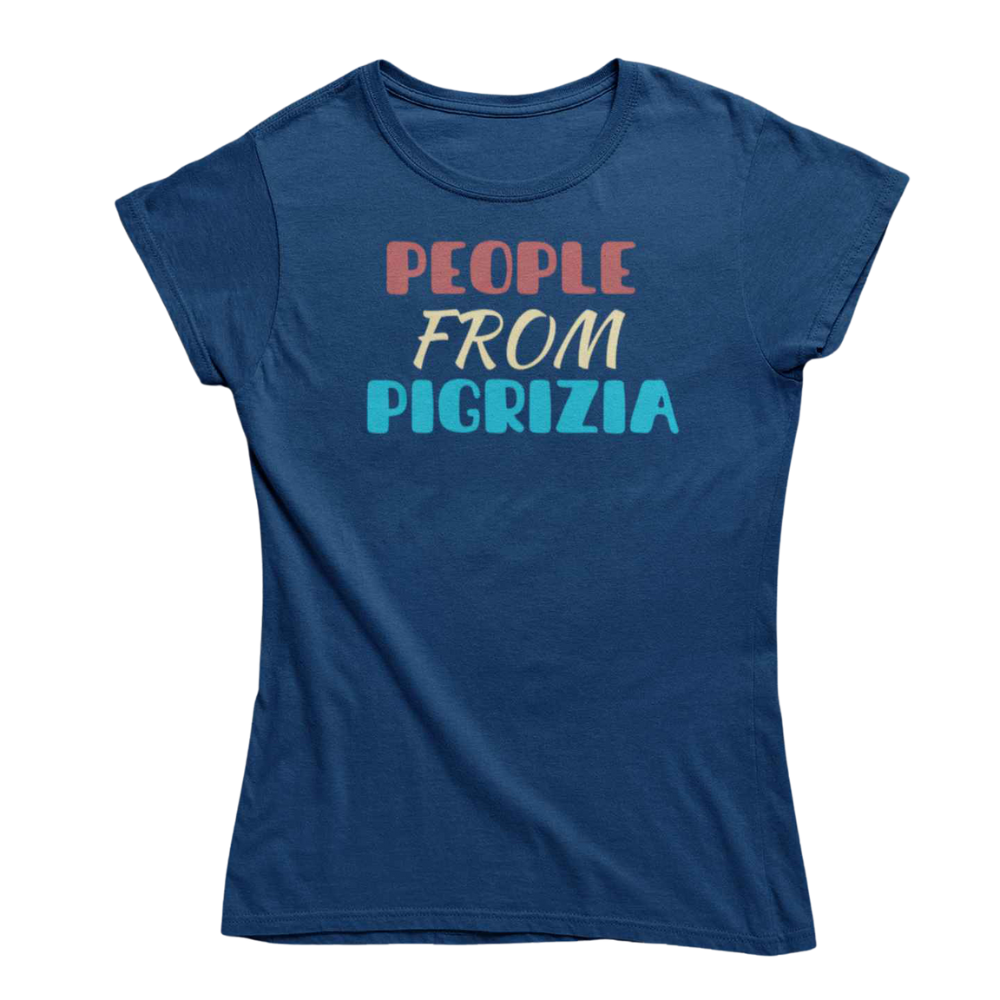 T-Shirt Uomo Divertente Con Stampa People From Pigrizia