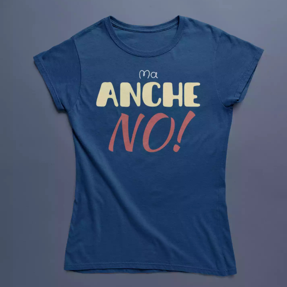 T-Shirt Uomo Divertente Con Stampa Ma Anche No