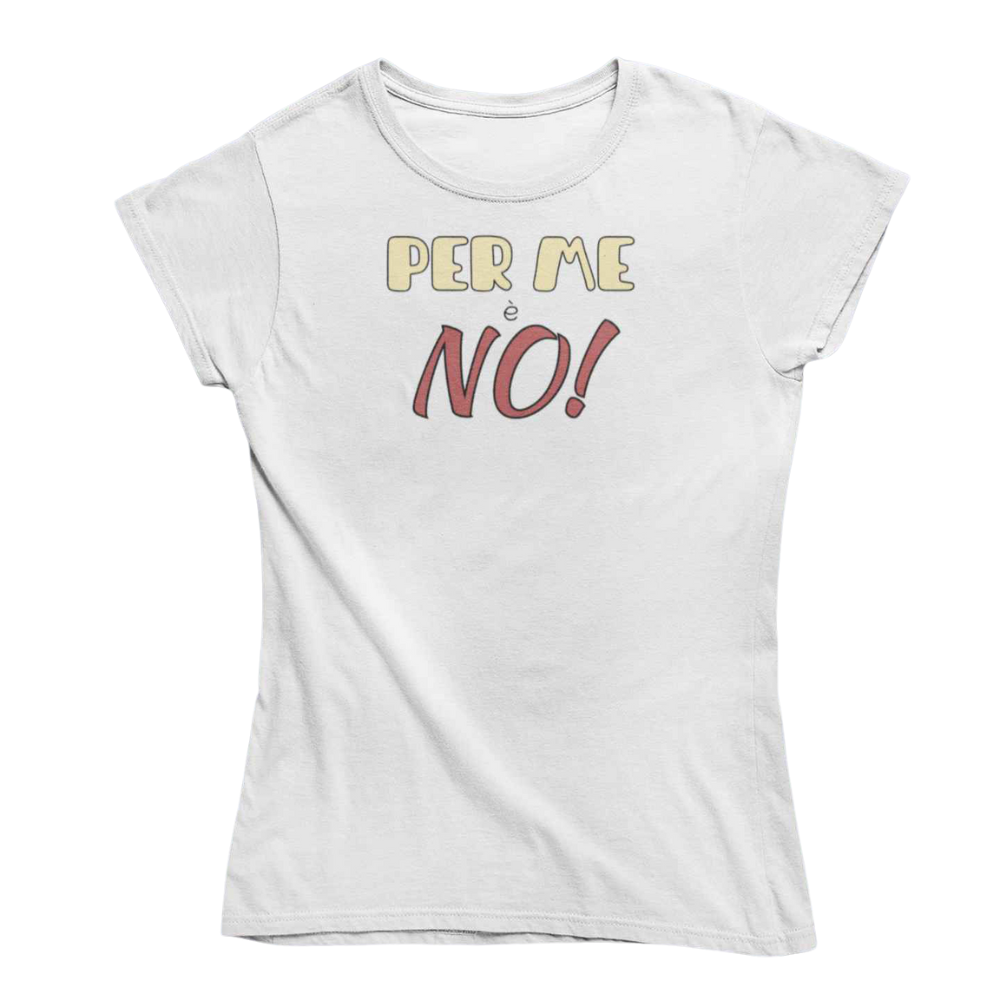 T-Shirt Uomo Divertente Con Stampa Per Me No