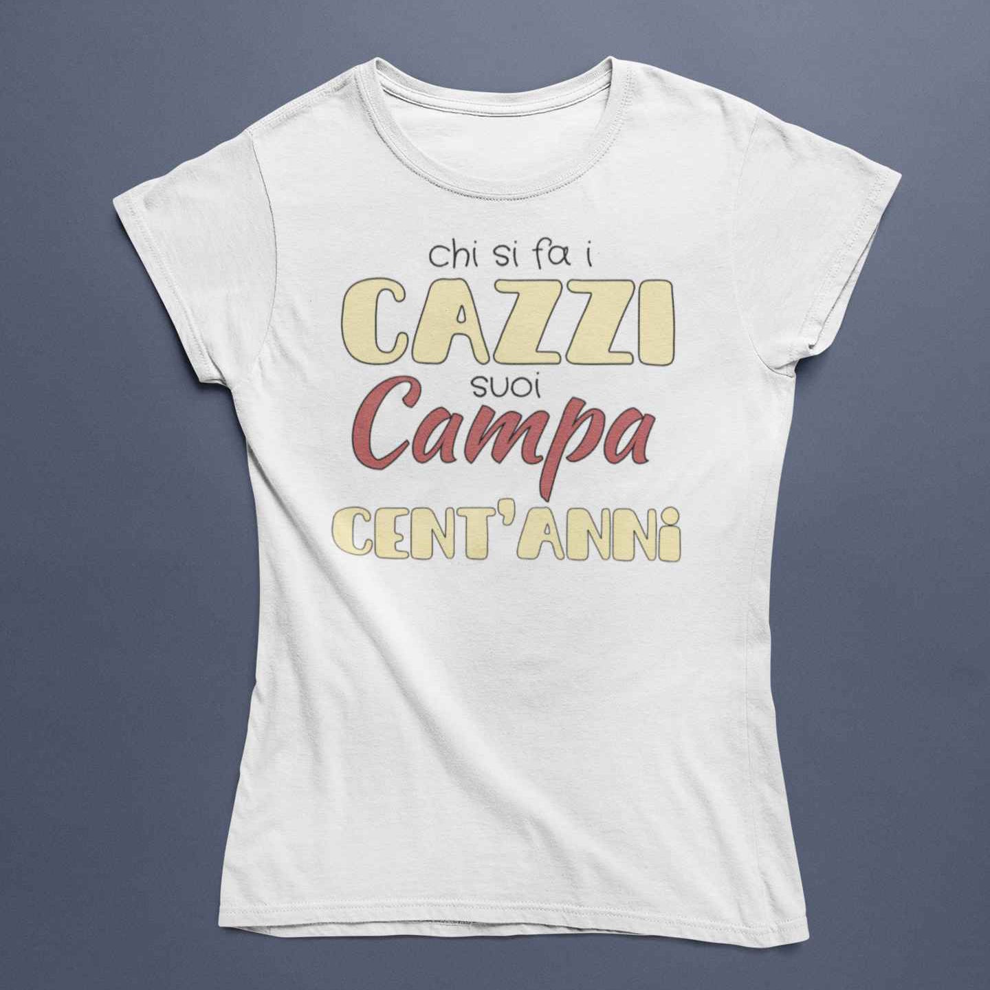 T-Shirt Uomo Divertente Con Stampa Chi Si Fa I Cazzi Suoi