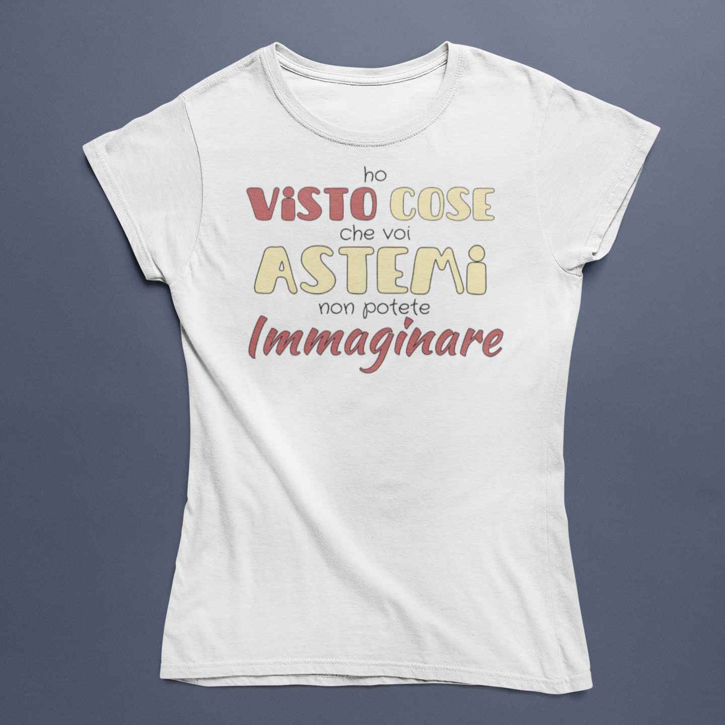 T-Shirt Uomo Divertente Con Stampa Ho Visto Cose