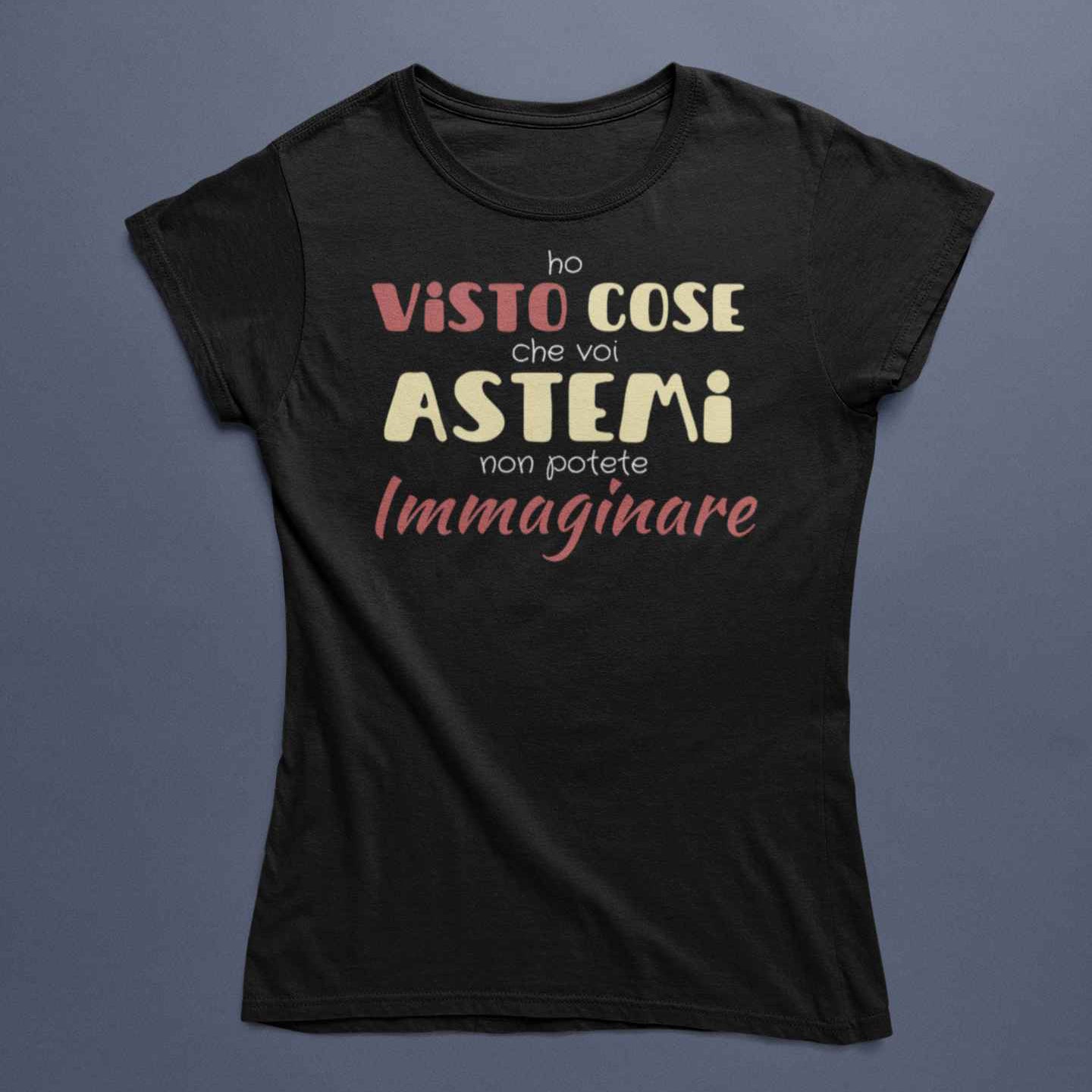 T-Shirt Uomo Divertente Con Stampa Ho Visto Cose