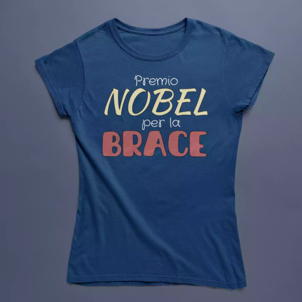 T-Shirt Unisex Divertente Con Stampa Premio Nobel Per La Brace