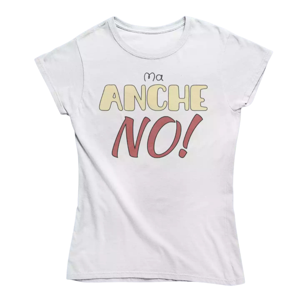 T-Shirt Uomo Divertente Con Stampa Ma Anche No