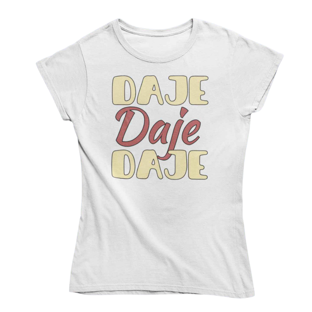 T-Shirt Uomo Divertente Con Stampa Daje