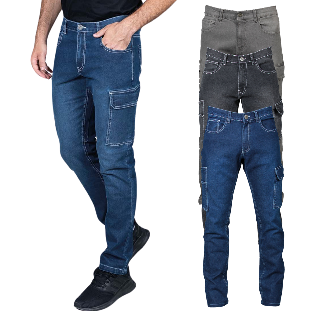 JRC Denver Pantaloni Da Lavoro Jeans Elasticizzati Uomo