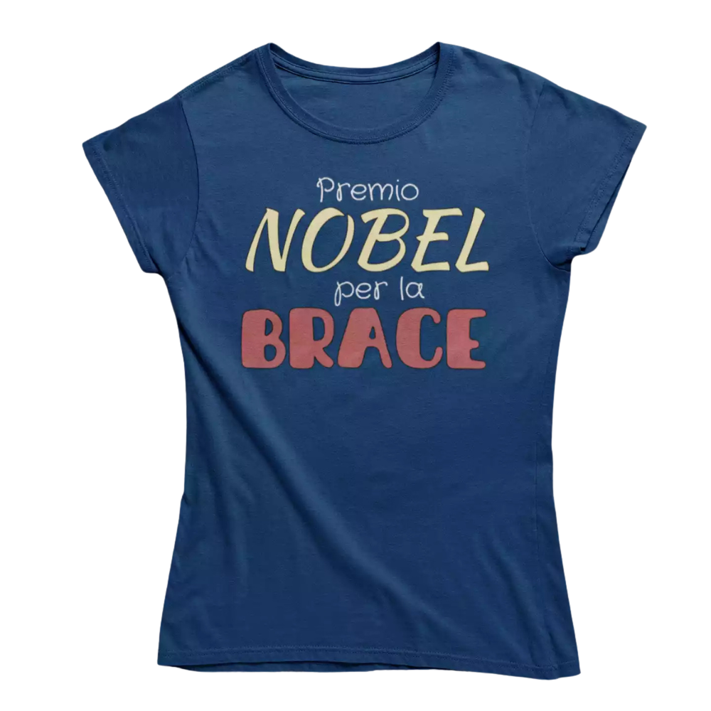 T-Shirt Uomo Divertente Con Stampa Premio Nobel Per La Brace