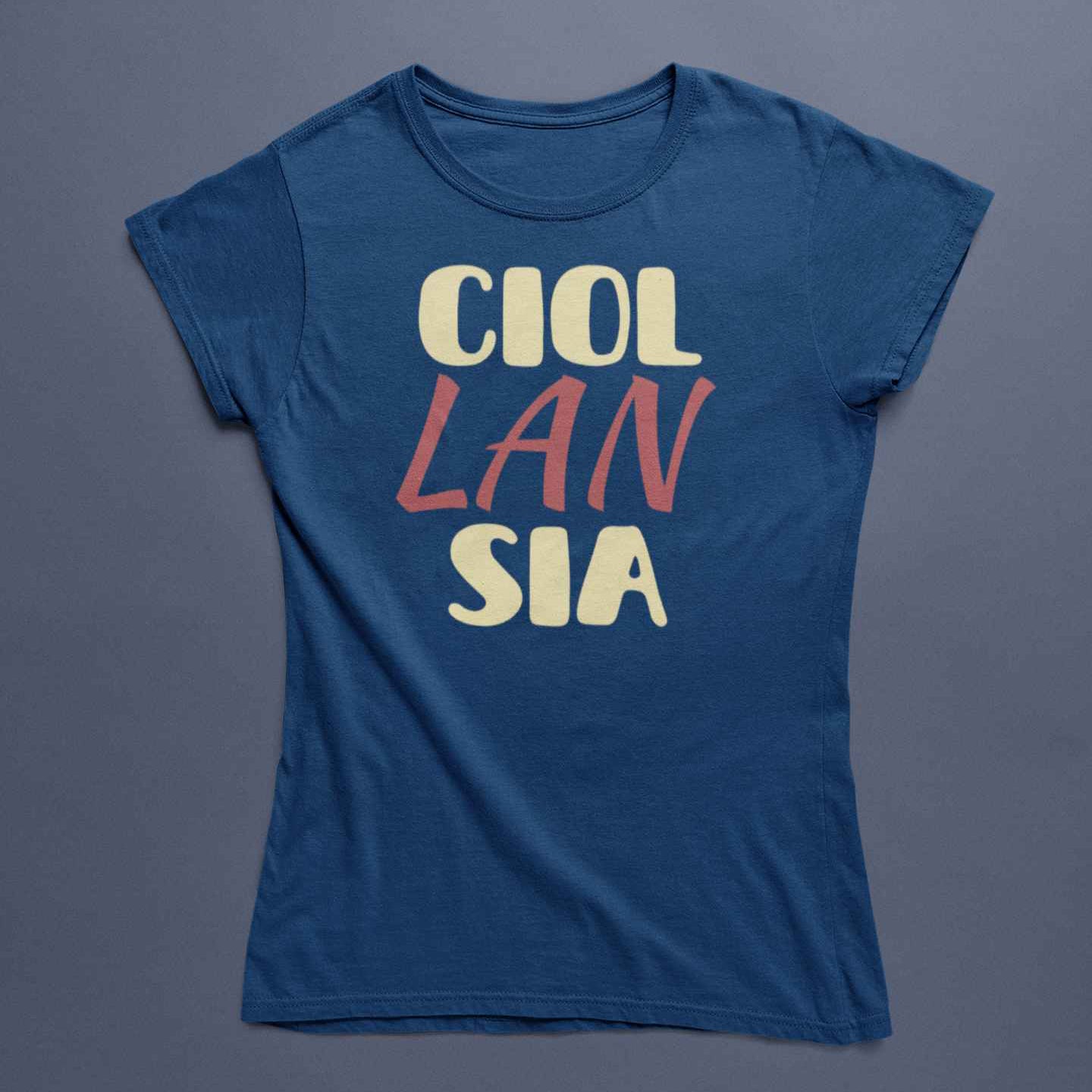 T-Shirt Unisex Divertente Con Stampa Ciollansia
