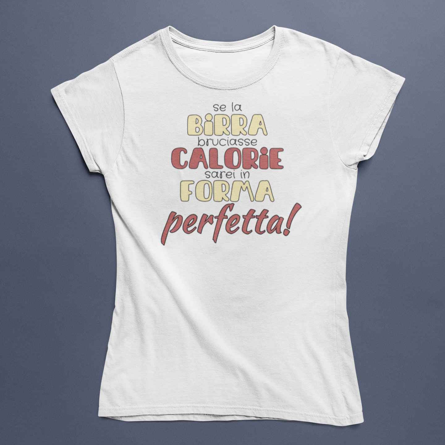 T-Shirt Divertente Con Stampa Forma Perfetta